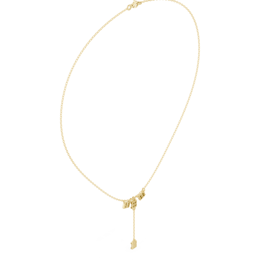 Baguette Necklace