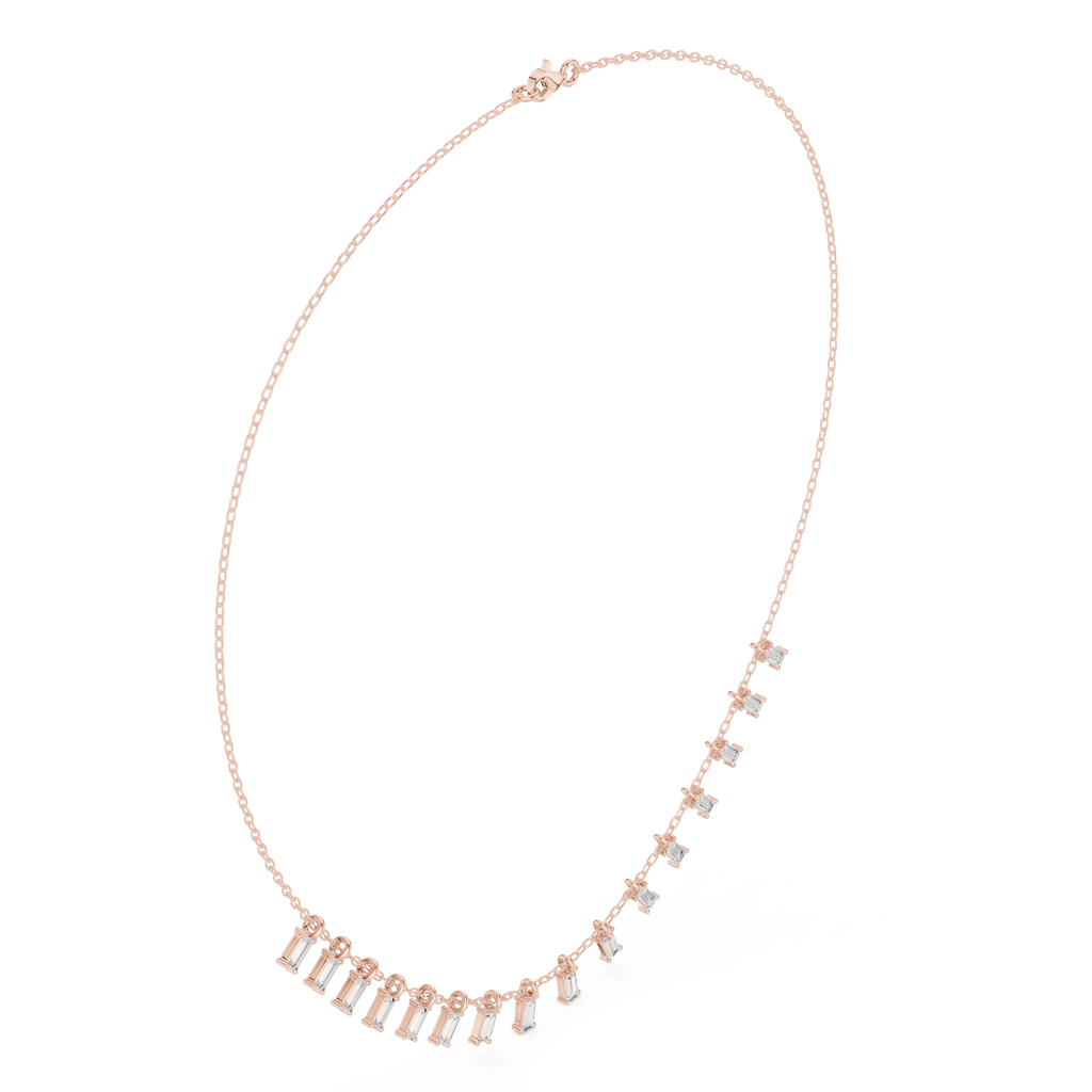 Baguette Necklace