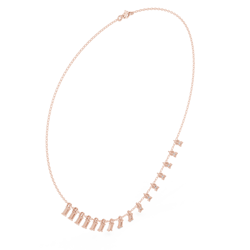 Baguette Necklace
