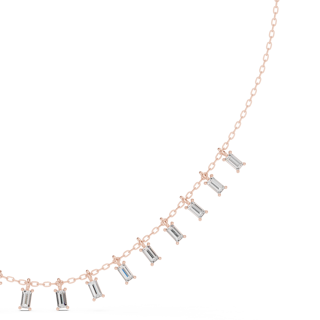 Baguette Necklace