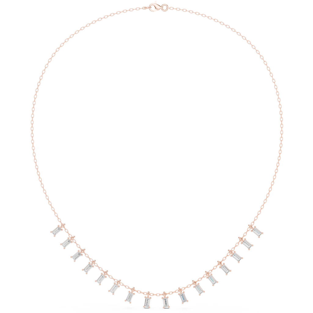 Baguette Necklace