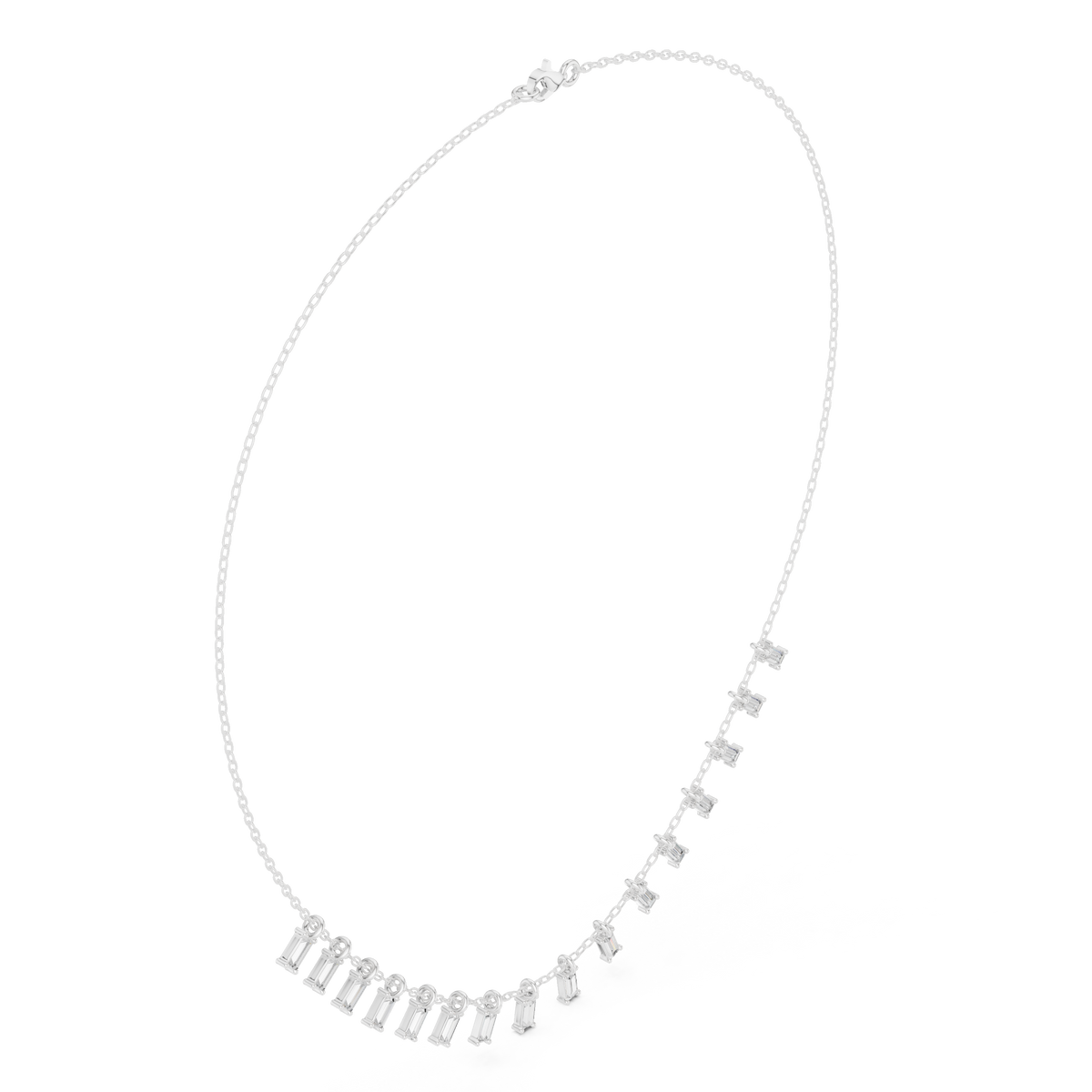 Baguette Necklace
