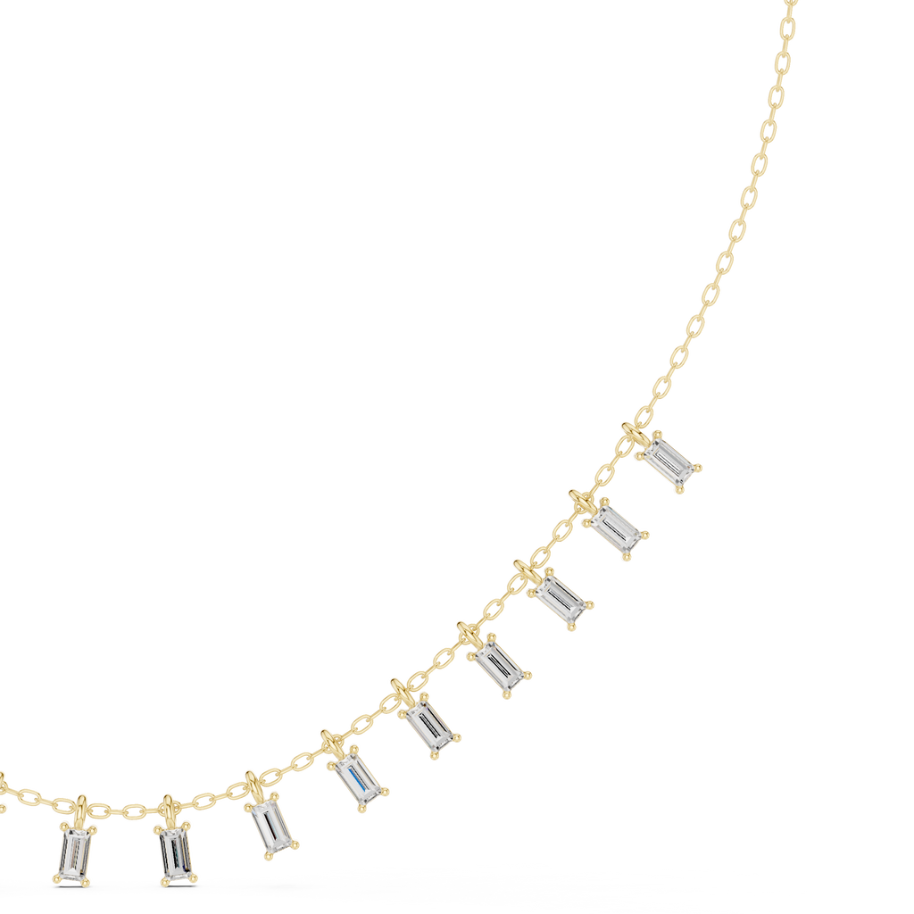 Baguette Necklace