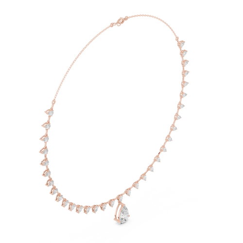 Pear Cut Necklace