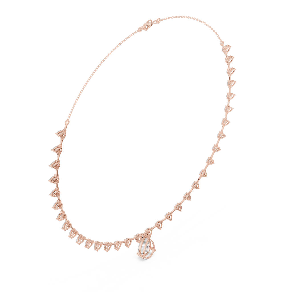 Pear Cut Necklace