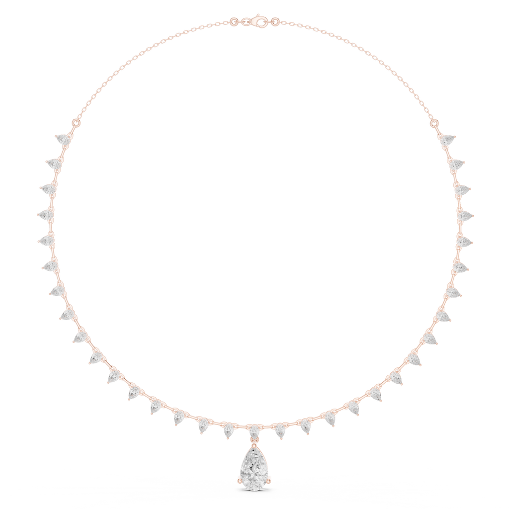 Pear Cut Necklace