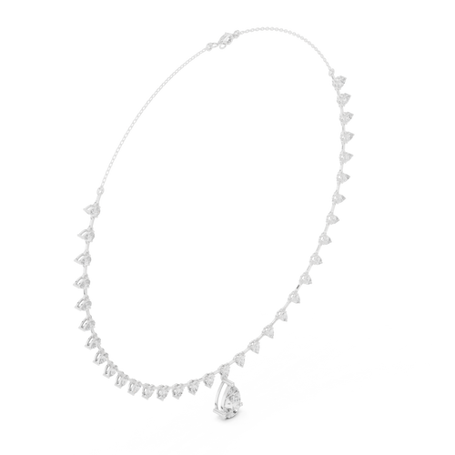 Pear Cut Necklace