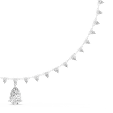 Load image into Gallery viewer, Pear Cut Necklace