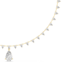 Load image into Gallery viewer, Pear Cut Necklace