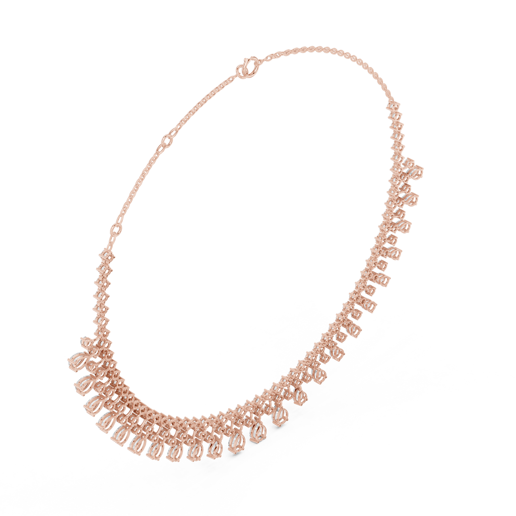 Round & Pear Necklace