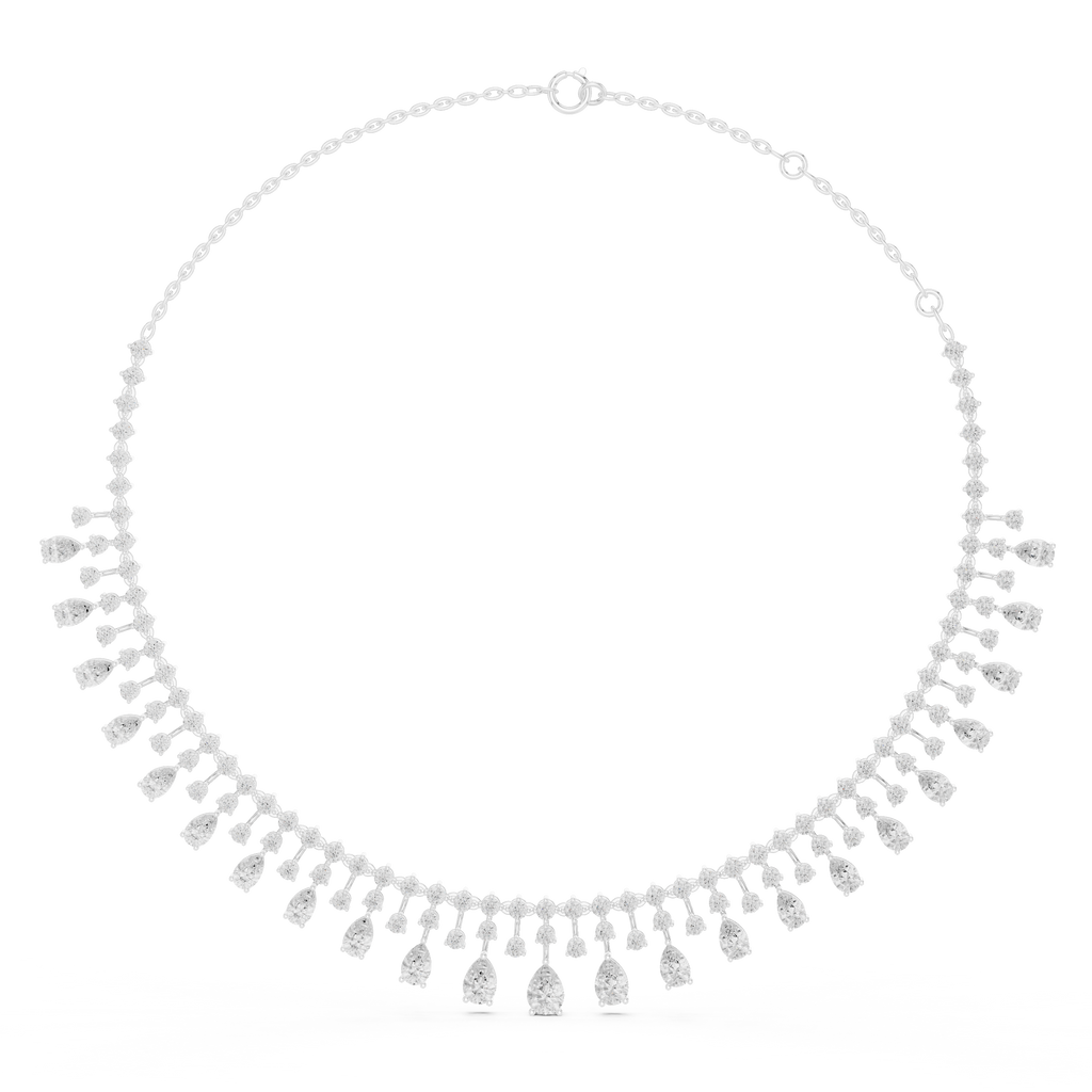 Round & Pear Necklace