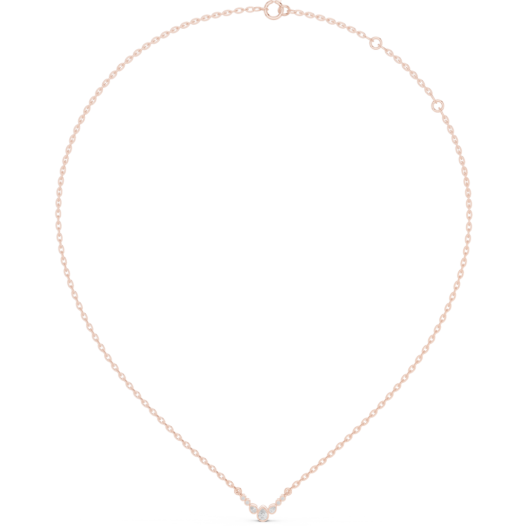 Pear Cut Necklace