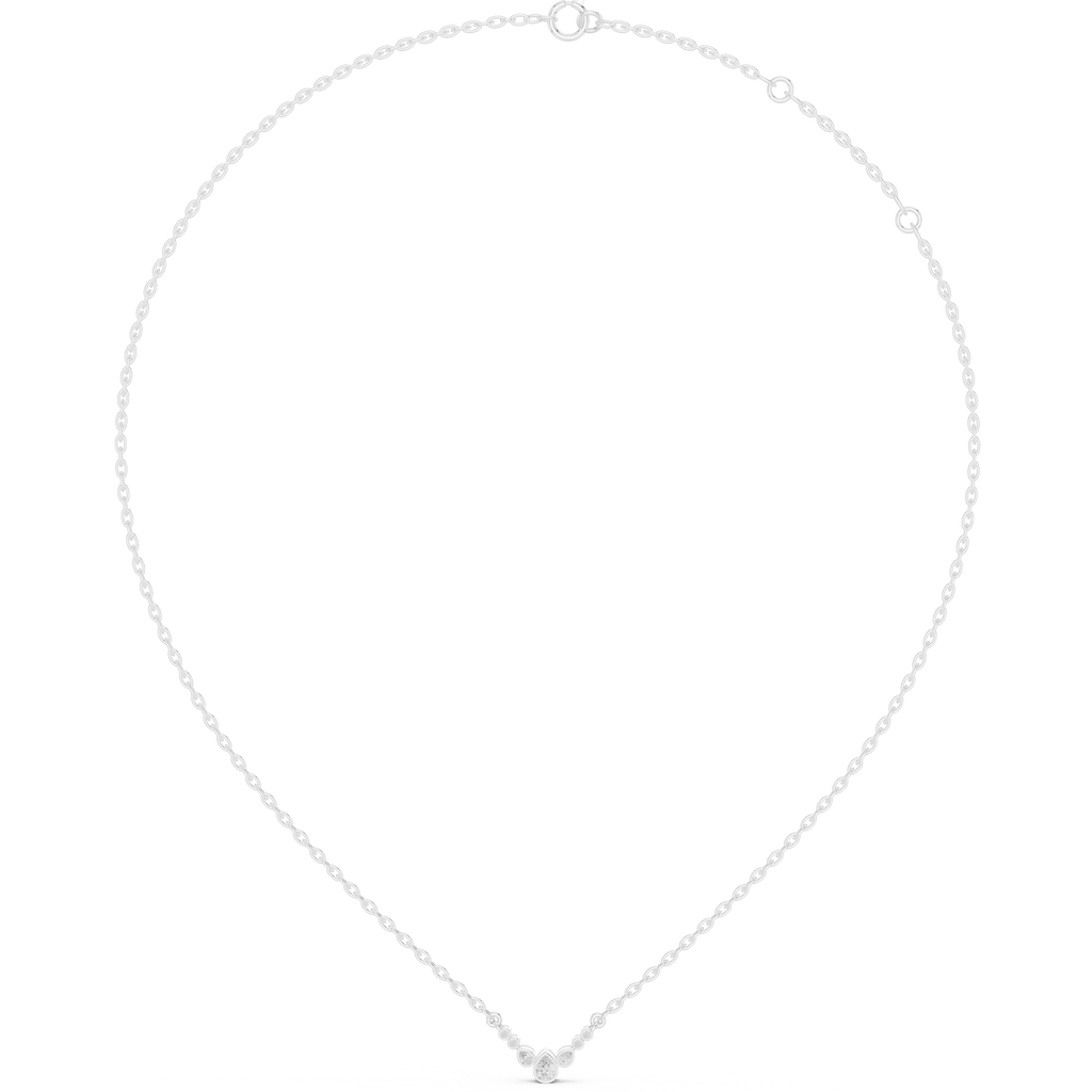 Pear Cut Necklace