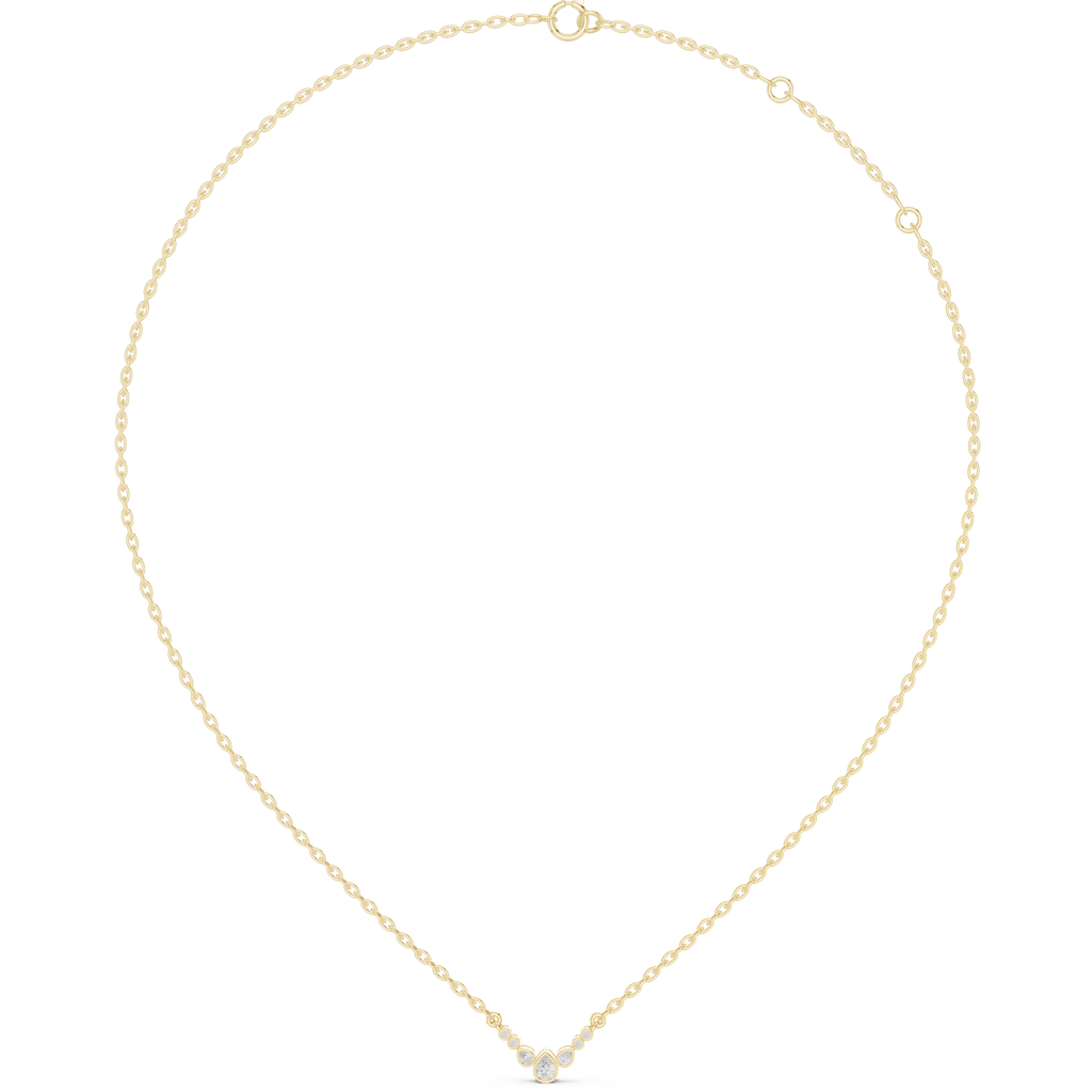 Pear Cut Necklace