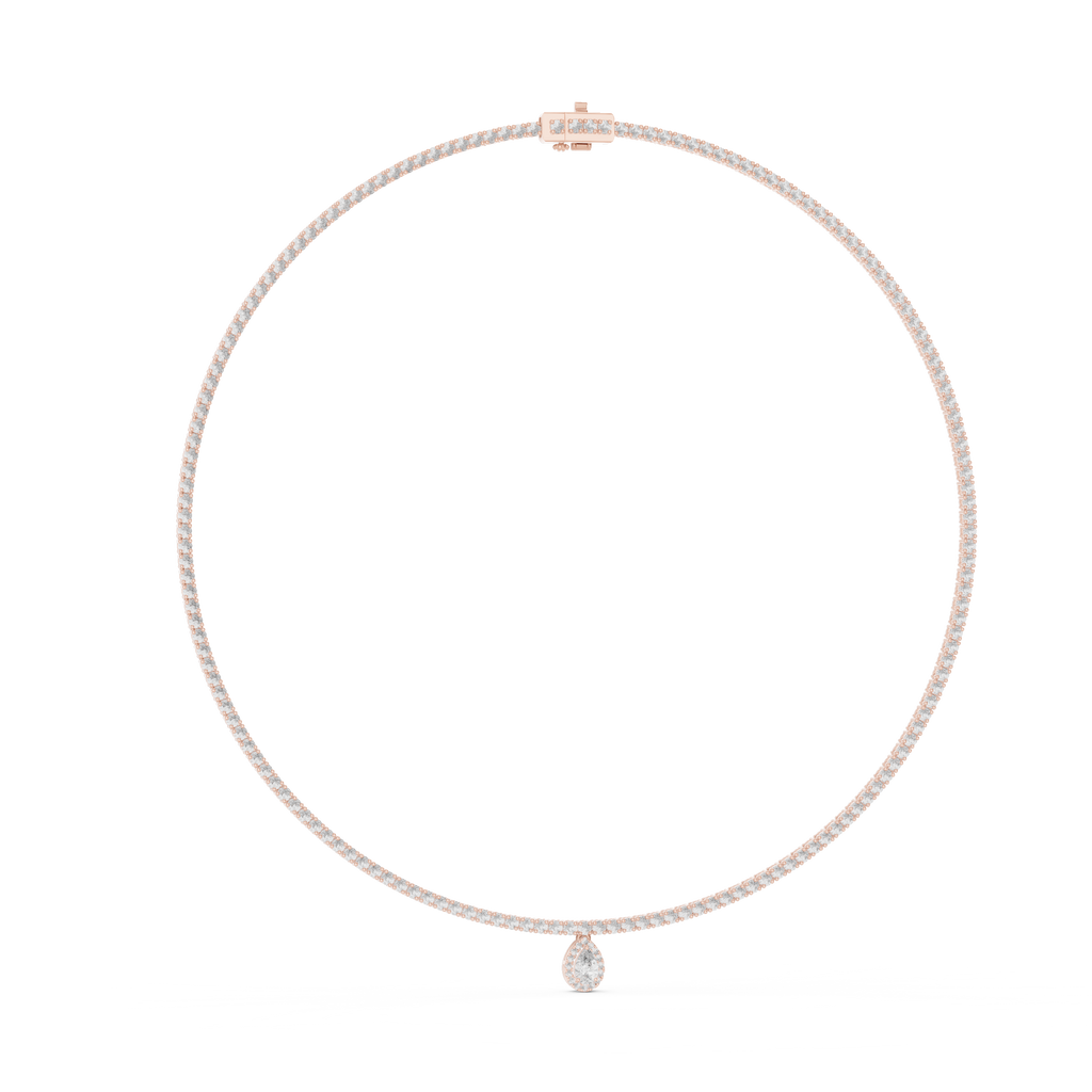 Pear Cut Necklace