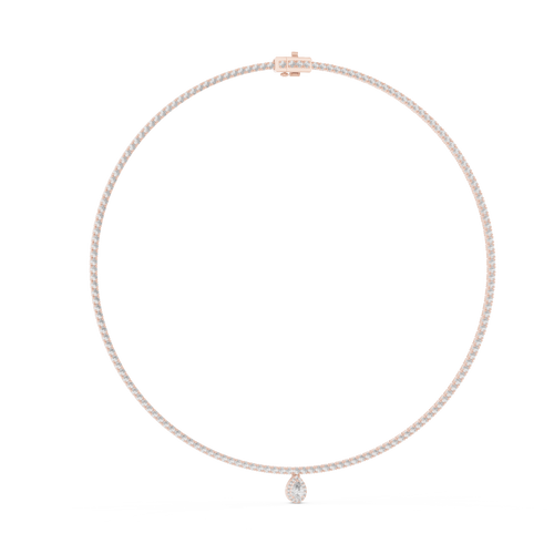 Pear Cut Necklace