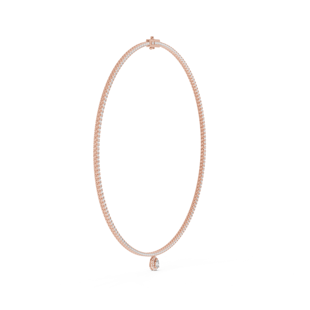 Pear Cut Necklace