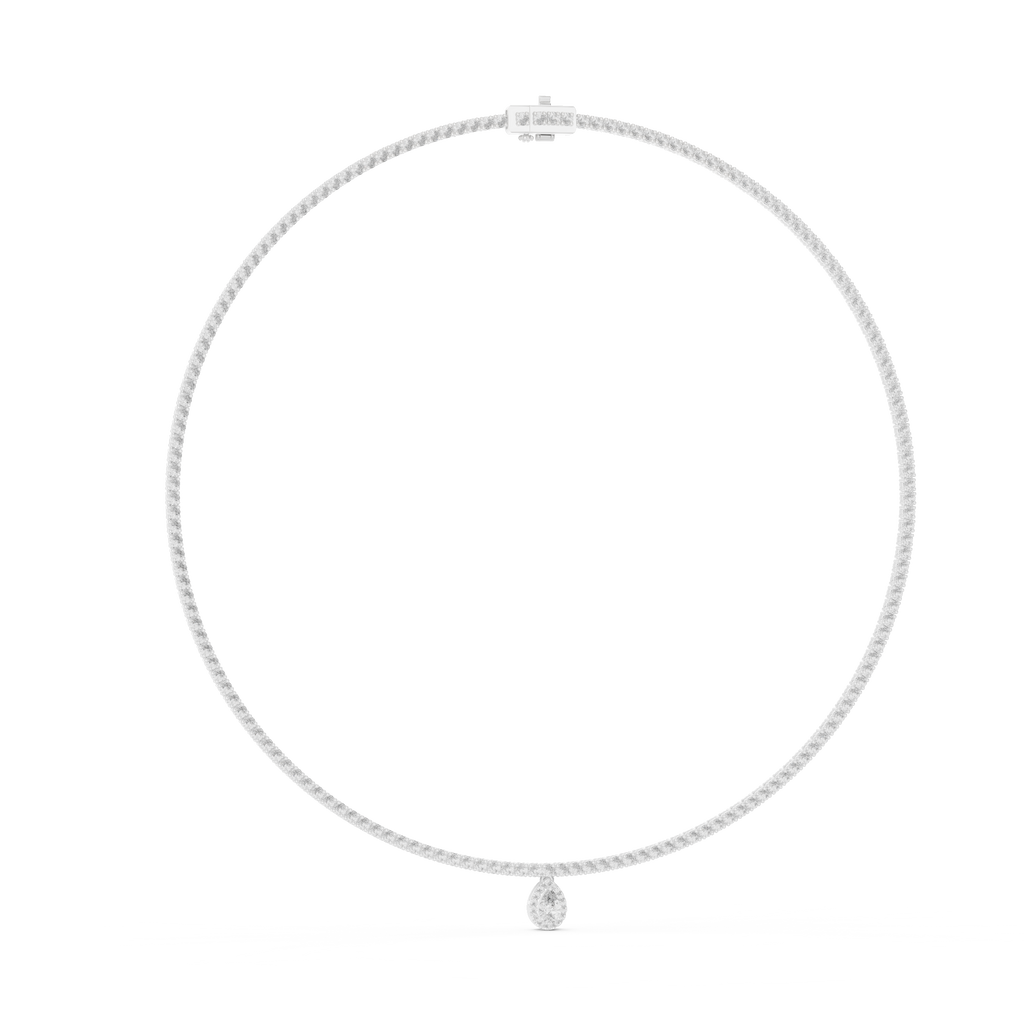 Pear Cut Necklace