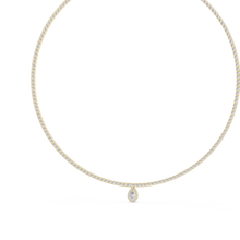 Load image into Gallery viewer, Pear Cut Necklace