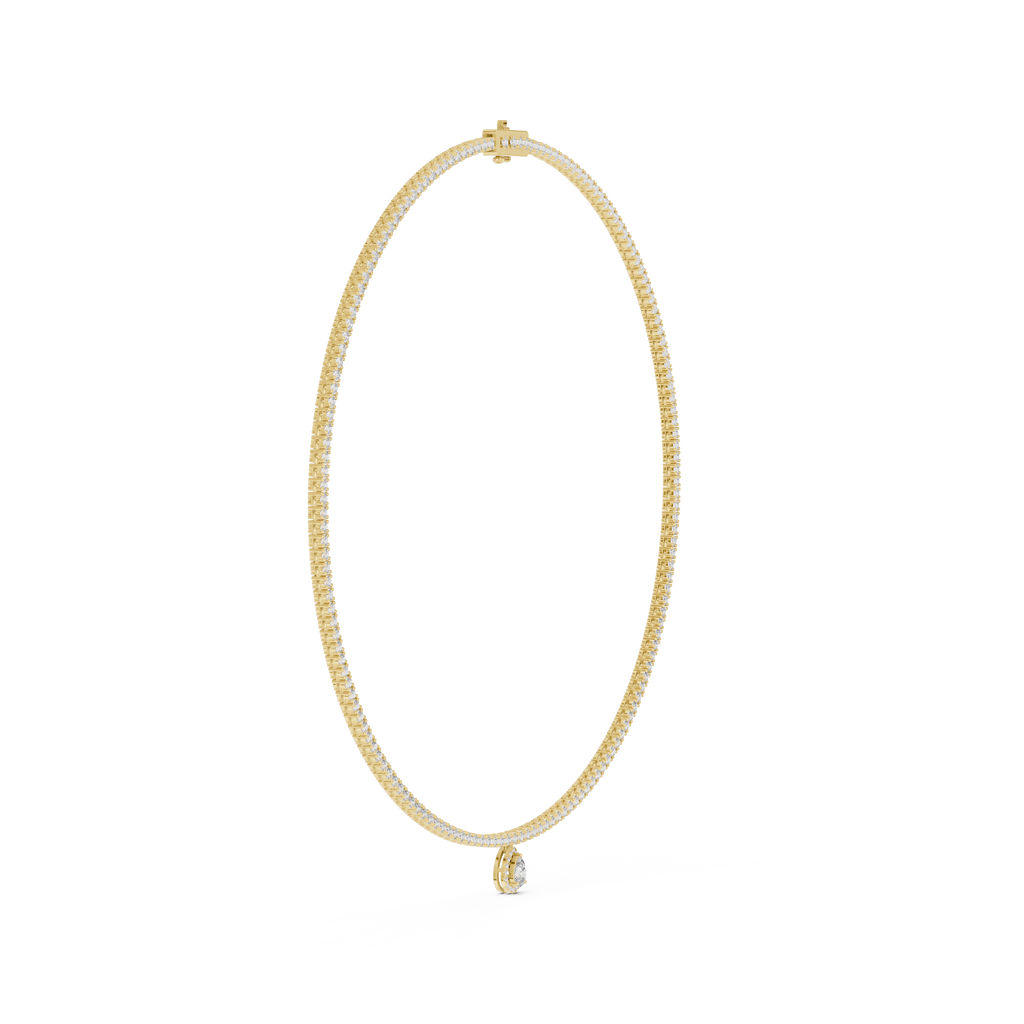Pear Cut Necklace