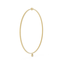 Load image into Gallery viewer, Pear Cut Necklace