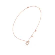 Load image into Gallery viewer, Round Heart Shape Necklace
