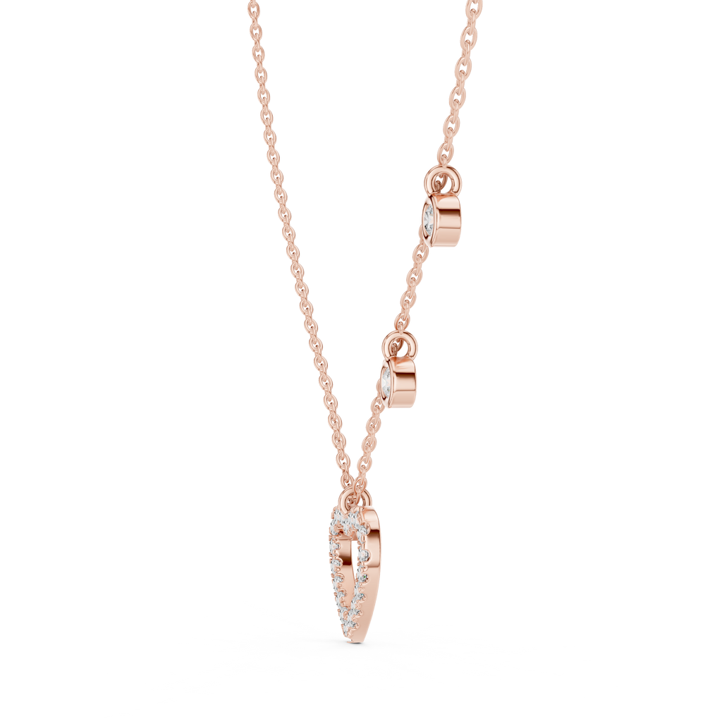 Round Heart Shape Necklace