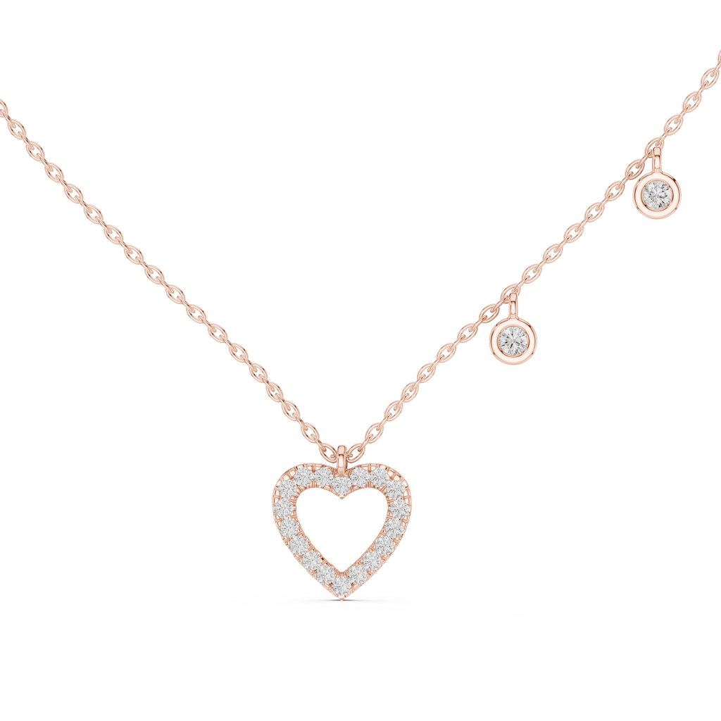 Round Heart Shape Necklace
