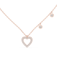 Load image into Gallery viewer, Round Heart Shape Necklace