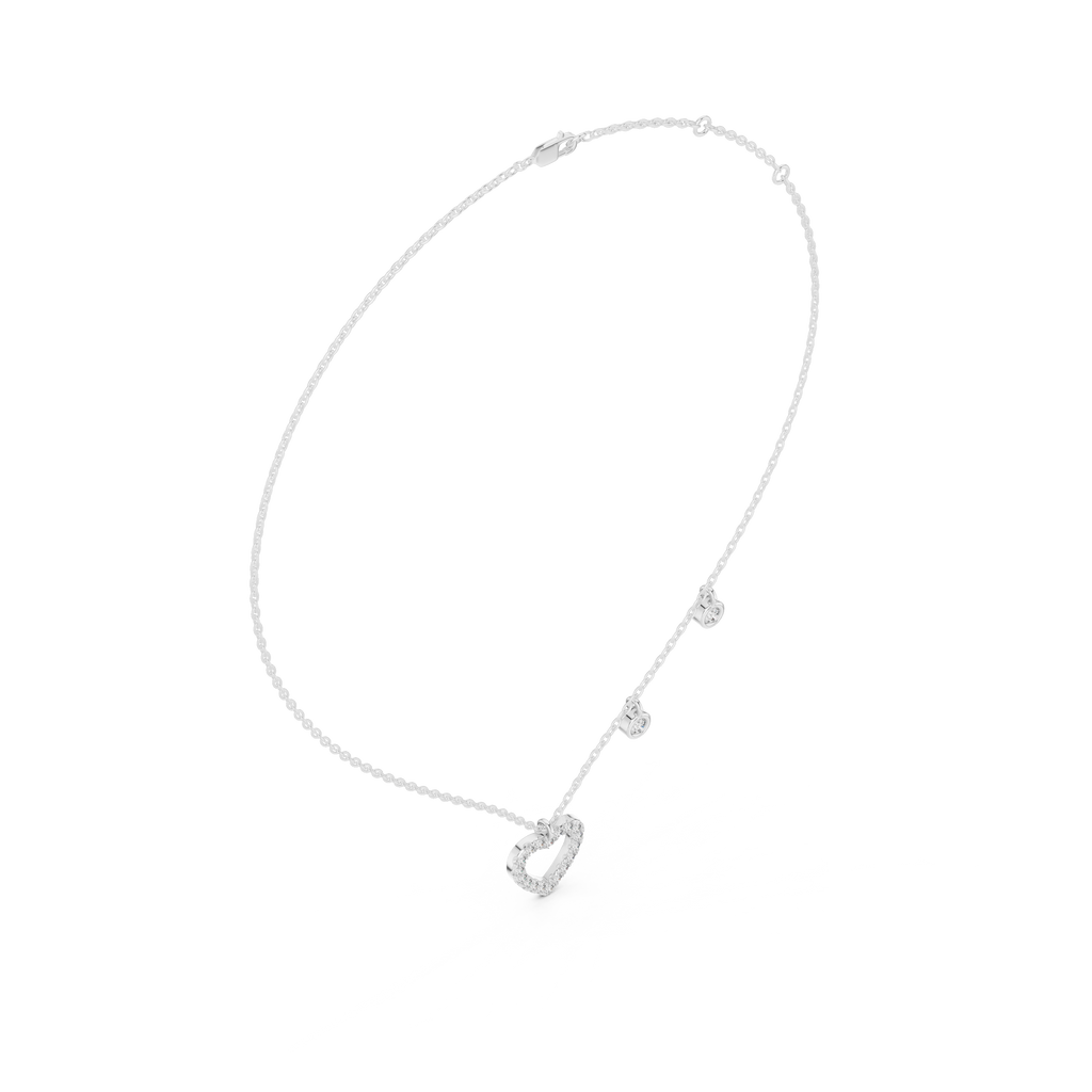 Round Heart Shape Necklace