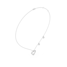 Load image into Gallery viewer, Round Heart Shape Necklace