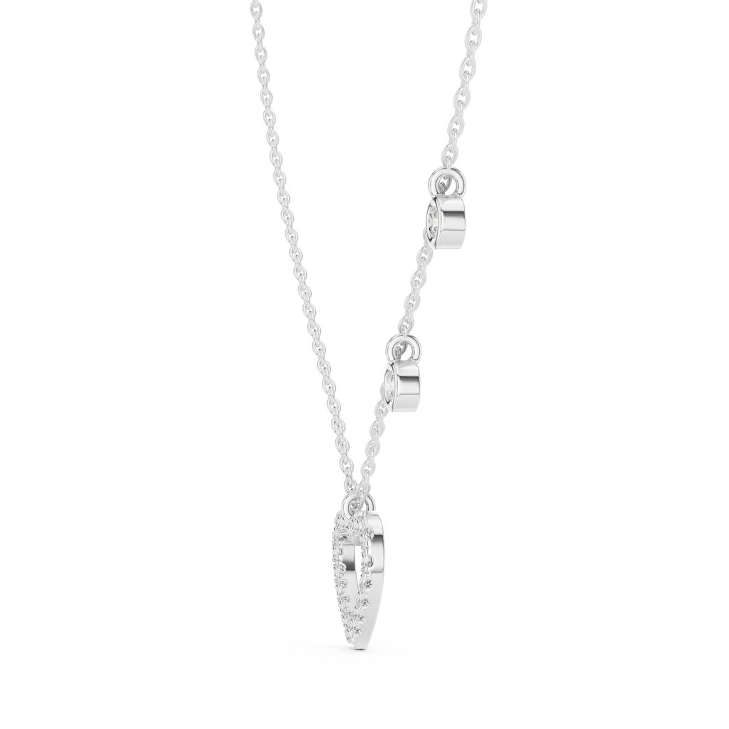 Round Heart Shape Necklace
