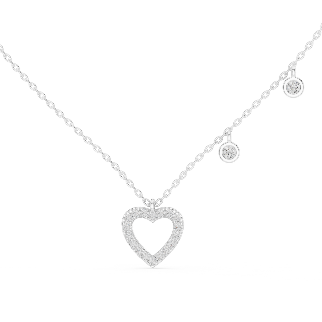 Round Heart Shape Necklace