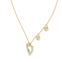 Load image into Gallery viewer, Round Heart Shape Necklace