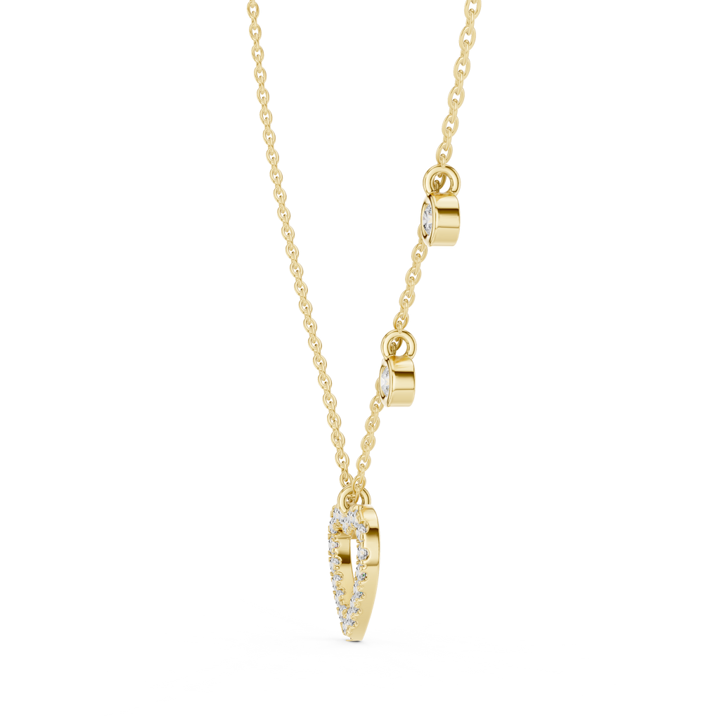 Round Heart Shape Necklace