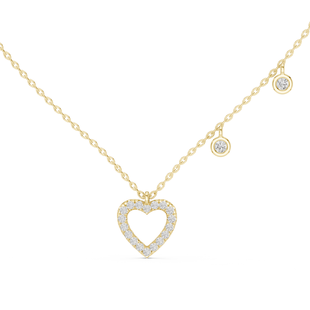 Round Heart Shape Necklace