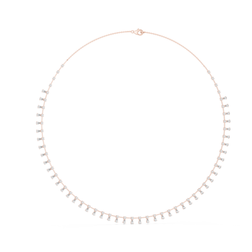 Pear Cut Necklace