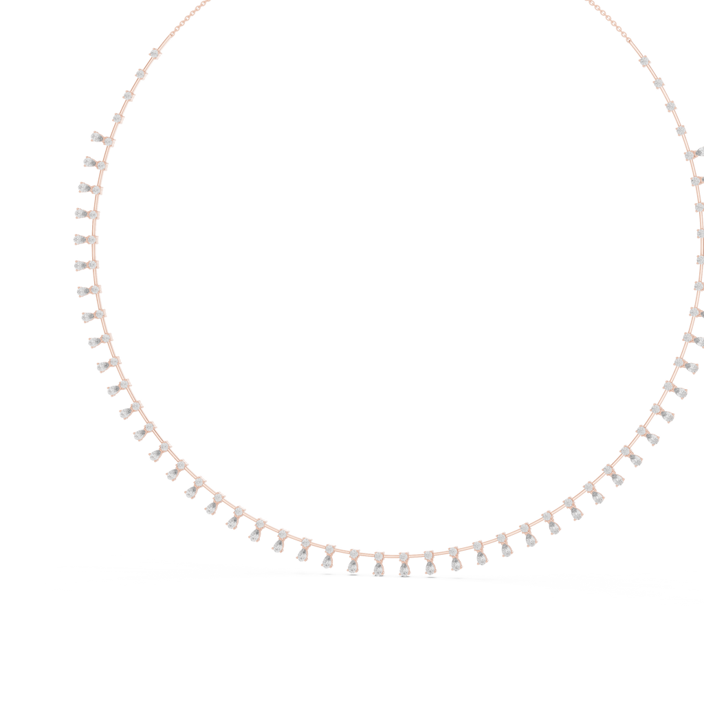 Pear Cut Necklace