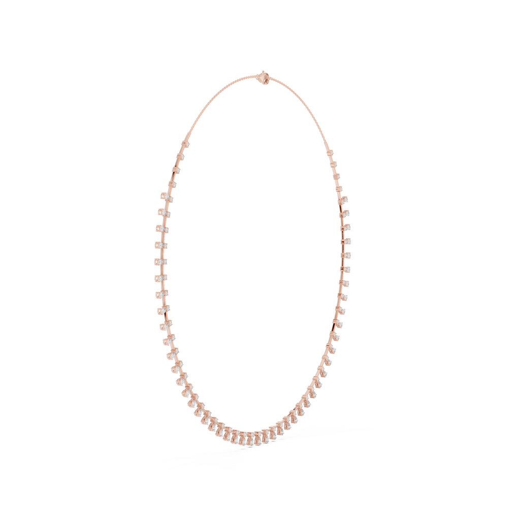 Pear Cut Necklace