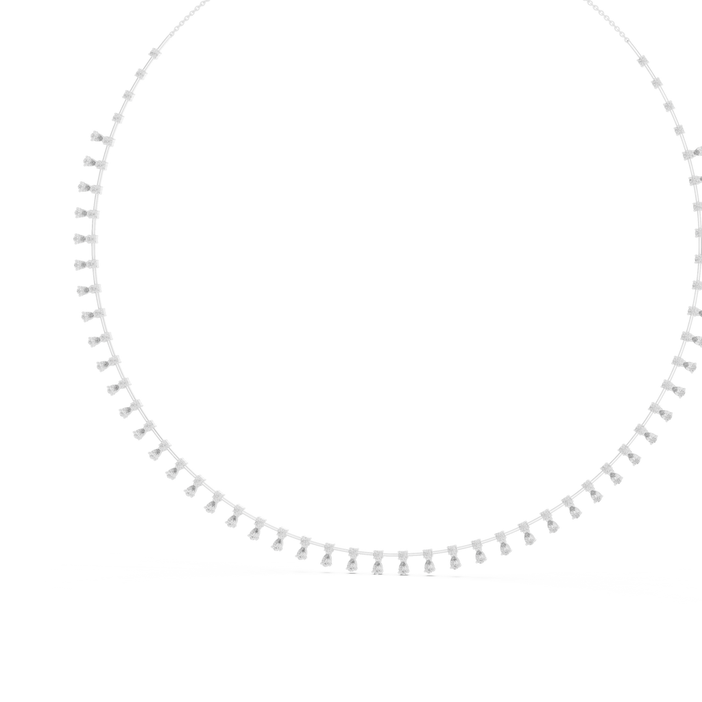 Pear Cut Necklace