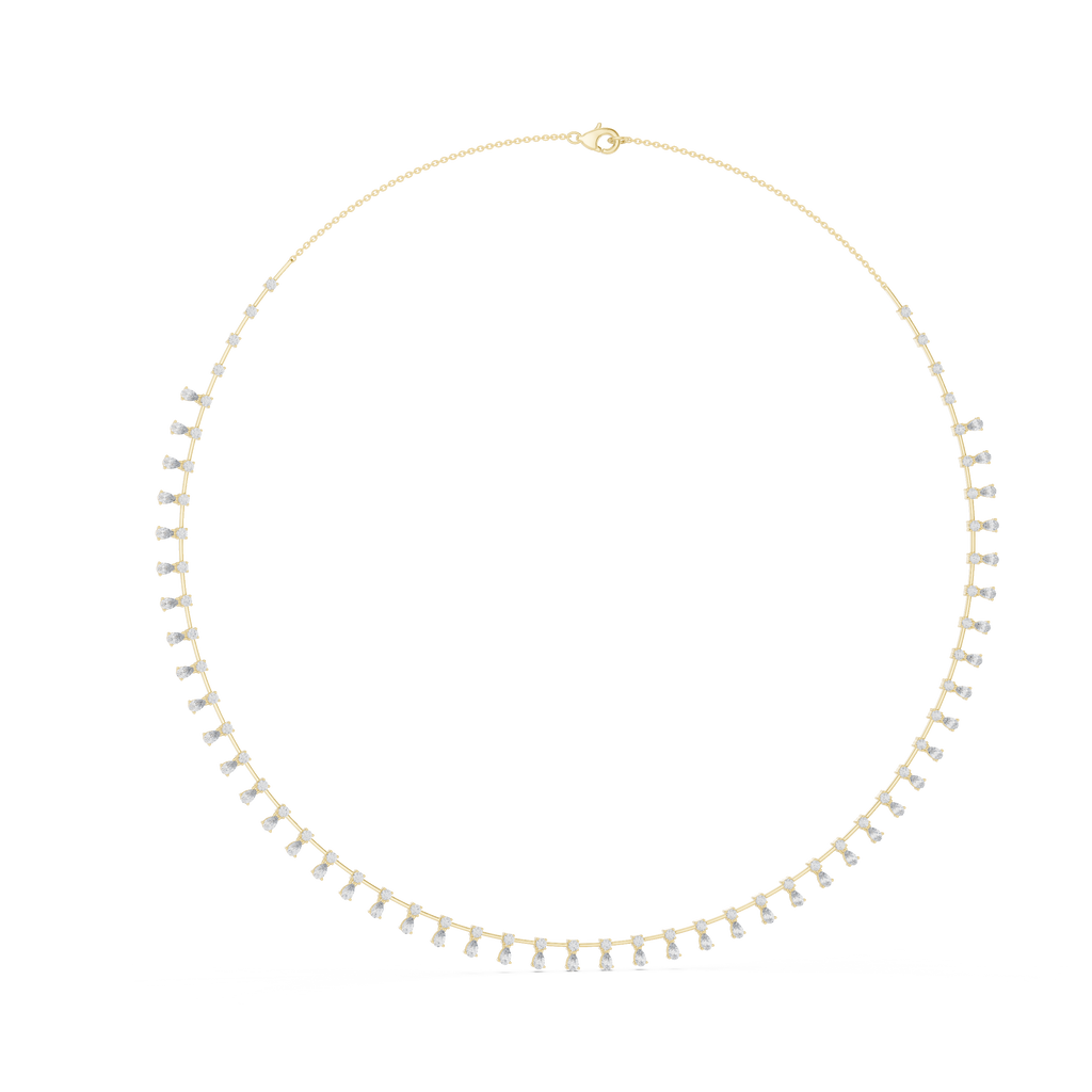 Pear Cut Necklace
