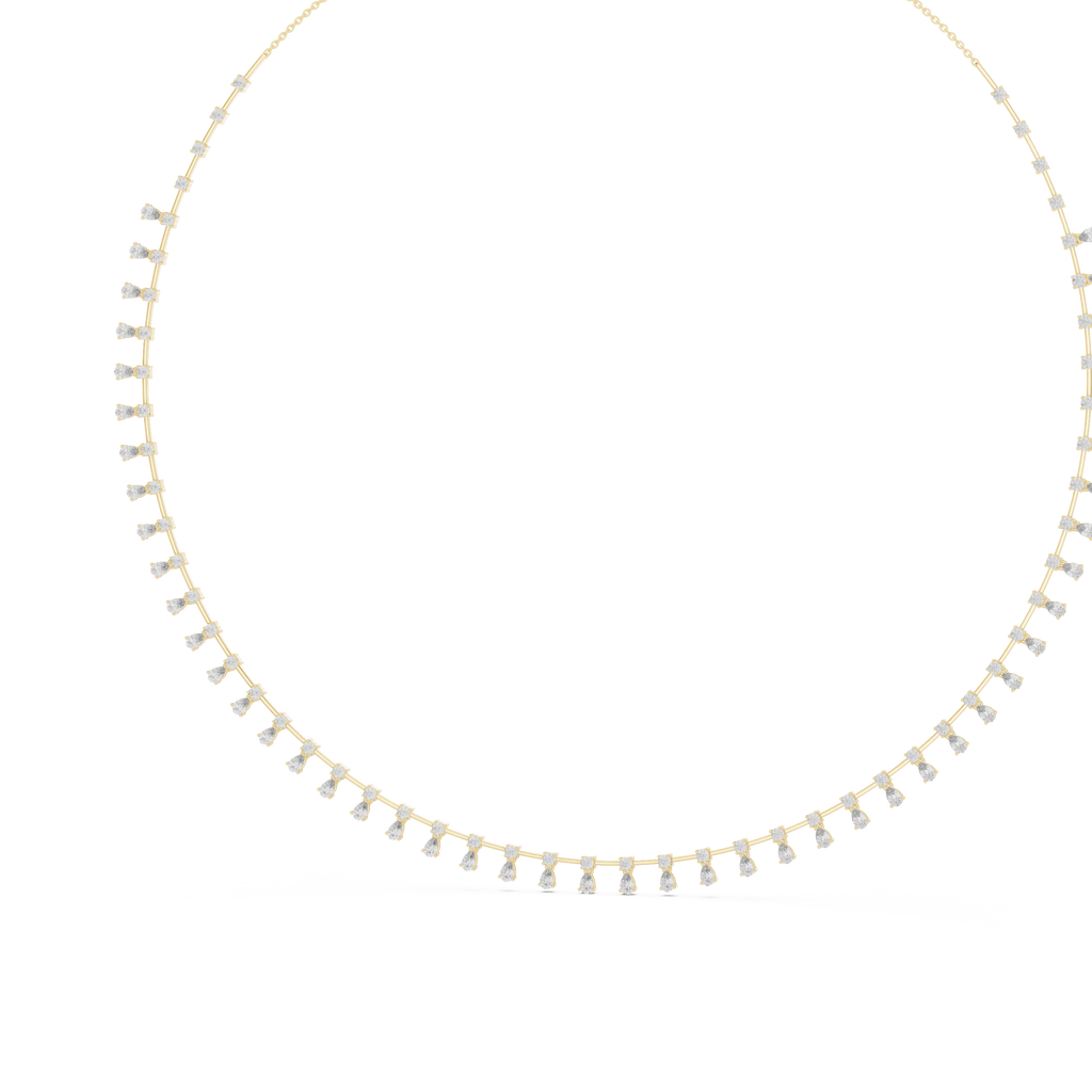 Pear Cut Necklace