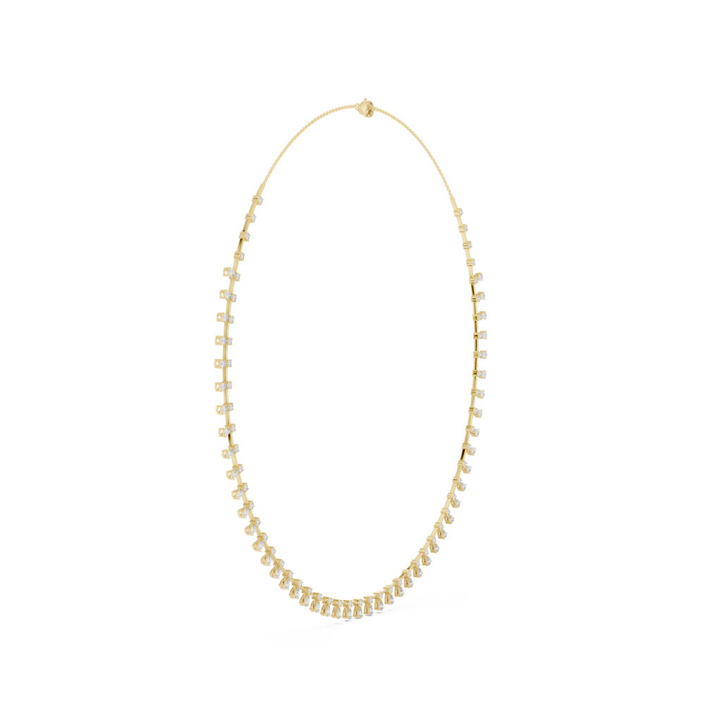 Pear Cut Necklace