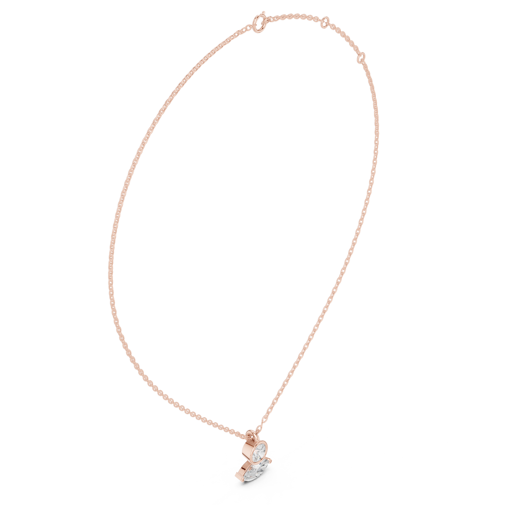Marquise & Round Pendant