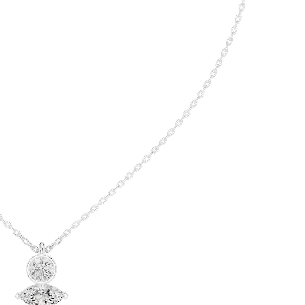 Marquise & Round Pendant