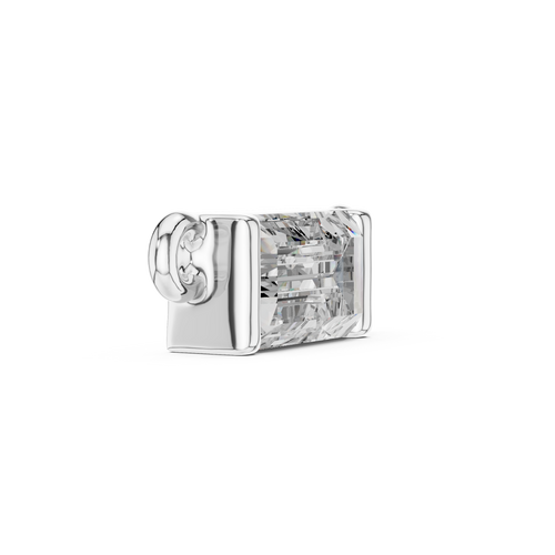 Baguette Solitaire Pendant