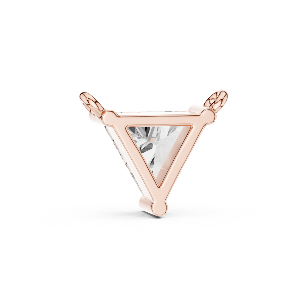 Triangle Solitaire Pendant