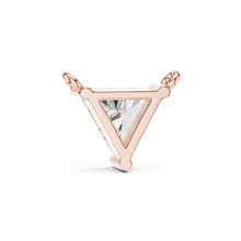 Load image into Gallery viewer, Triangle Solitaire Pendant