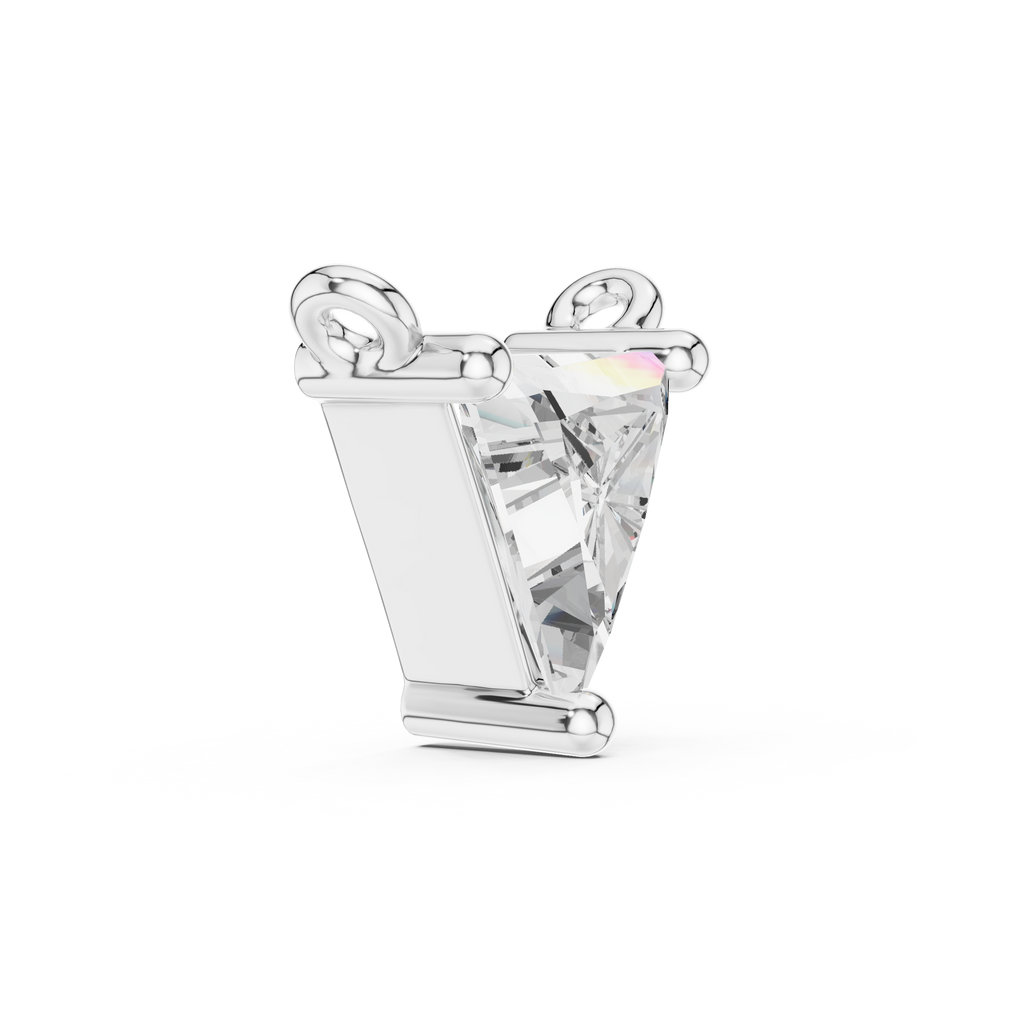 Triangle Solitaire Pendant