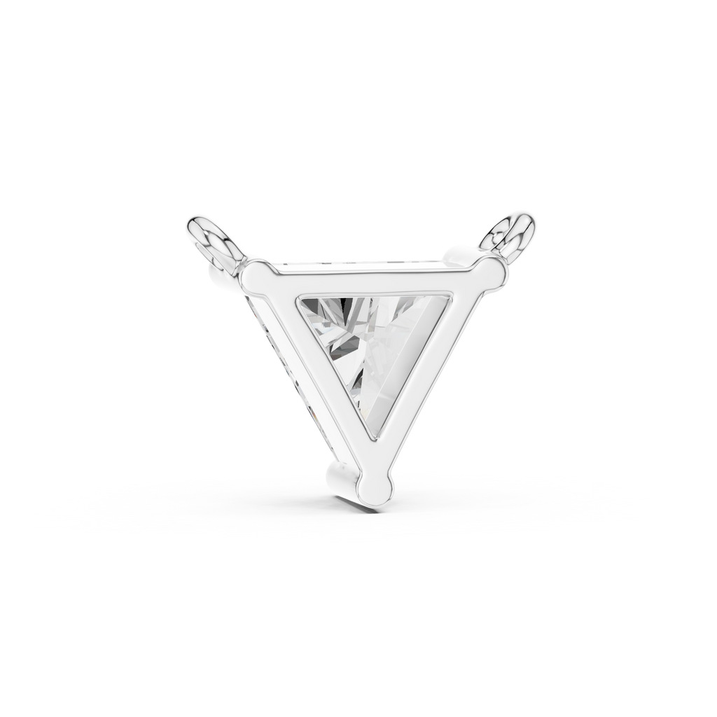 Triangle Solitaire Pendant